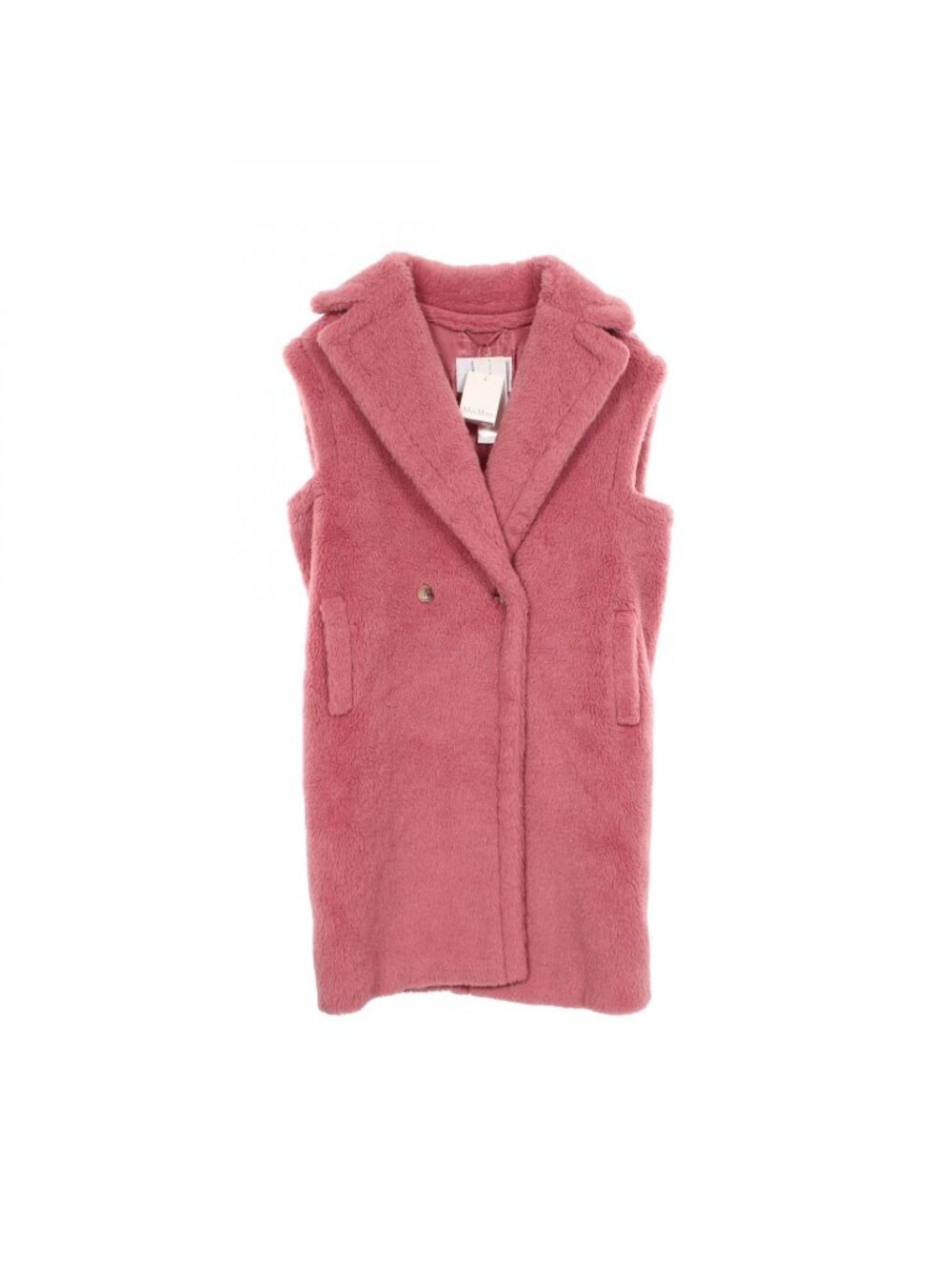 Max Mara Teddy Bear Sleeveless Wool Silk Dress